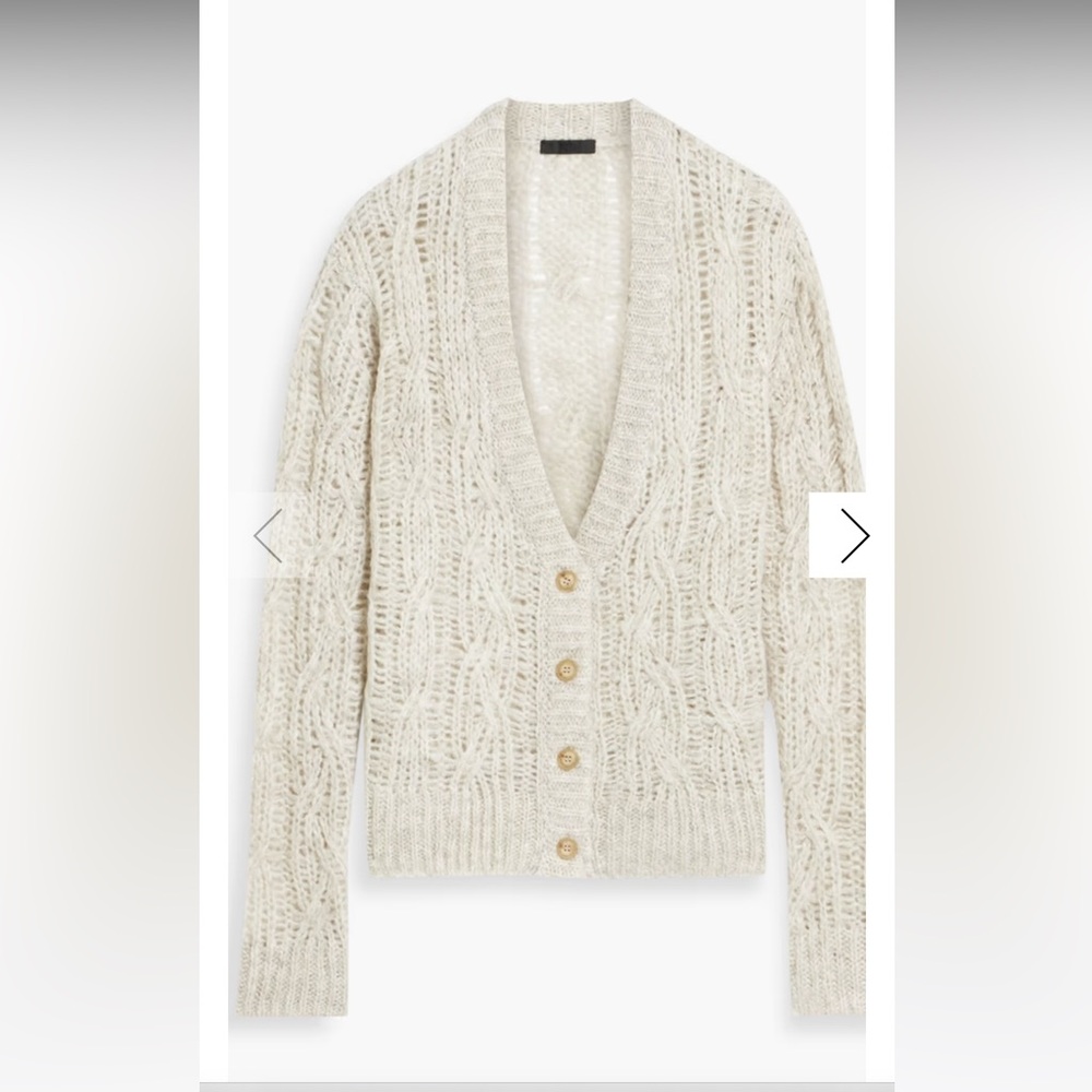 ATM Anthony Thomas Melillo cable-knit cardigan size Small